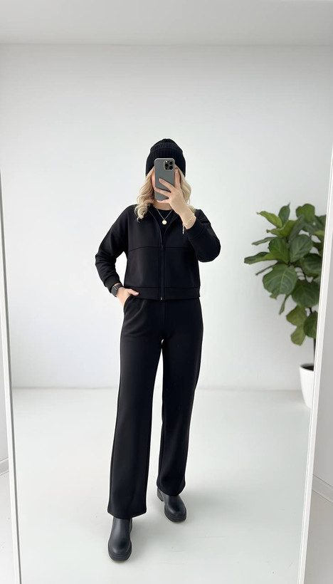 خرید اینترنتی ست بلوز شلوار لاین کد 100812