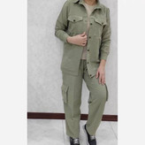 خرید ست مانتو شلوار کارگو کد 97640