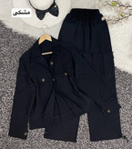 سفارش آنلاین ست مانتو شلوار کارگو کد 97640