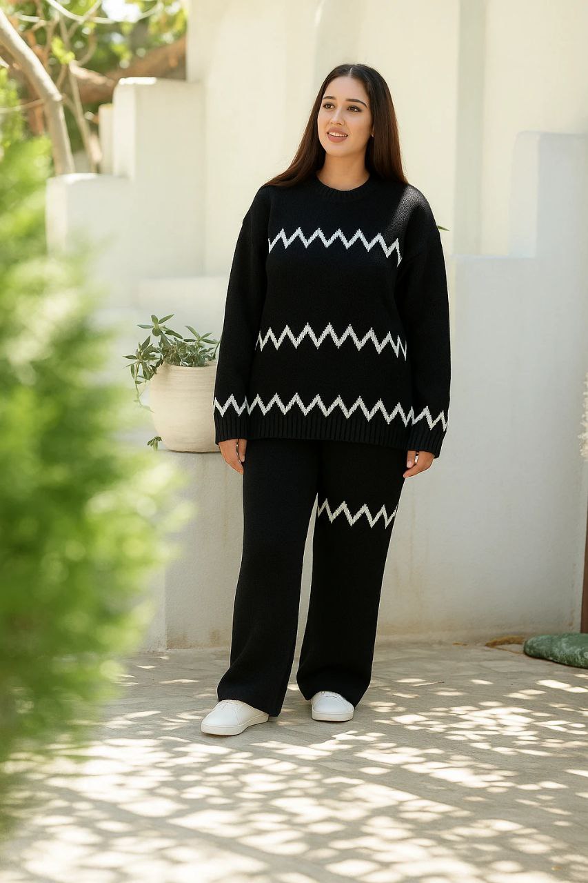 مشاهده قیمت و سفارش ست بافت زیگزاگی کد 2480