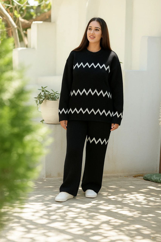 مشاهده قیمت و سفارش ست بافت زیگزاگی کد 2480