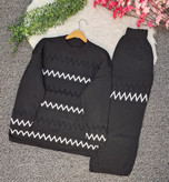 مشاهده قیمت و خرید اینترنتی ست بافت زیگزاگی کد 2480