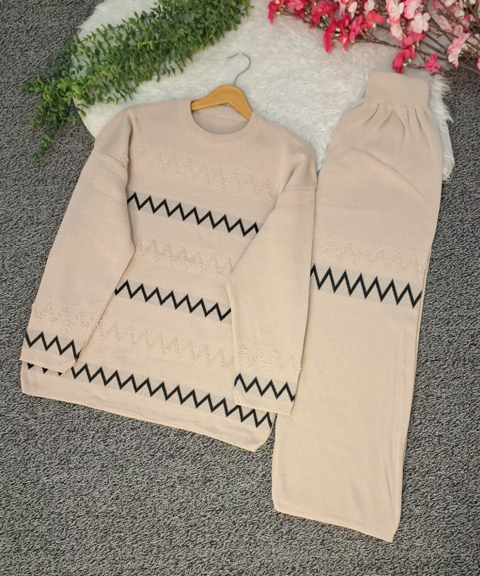 مشاهده قیمت و سفارش اینترنتی ست بافت زیگزاگی کد 2480