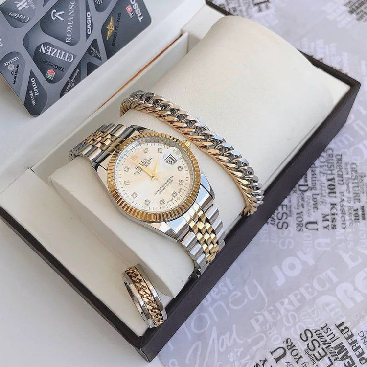 خرید اینترنتی ست ساعت مردانه رولکس کد 369614