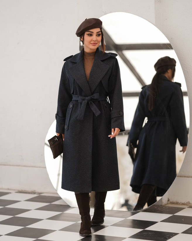 خرید اینترنتی پالتو فوتر بلند نیهان کد 52711