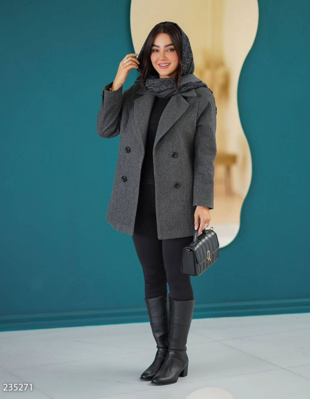 خرید اینترنتی پالتو کتی عقیق کد 97857