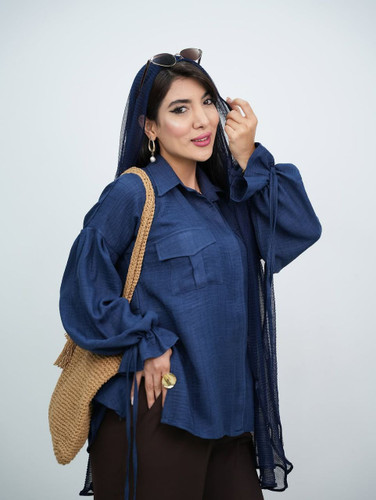 خرید تونیک مانتویی ابرا کد 99506