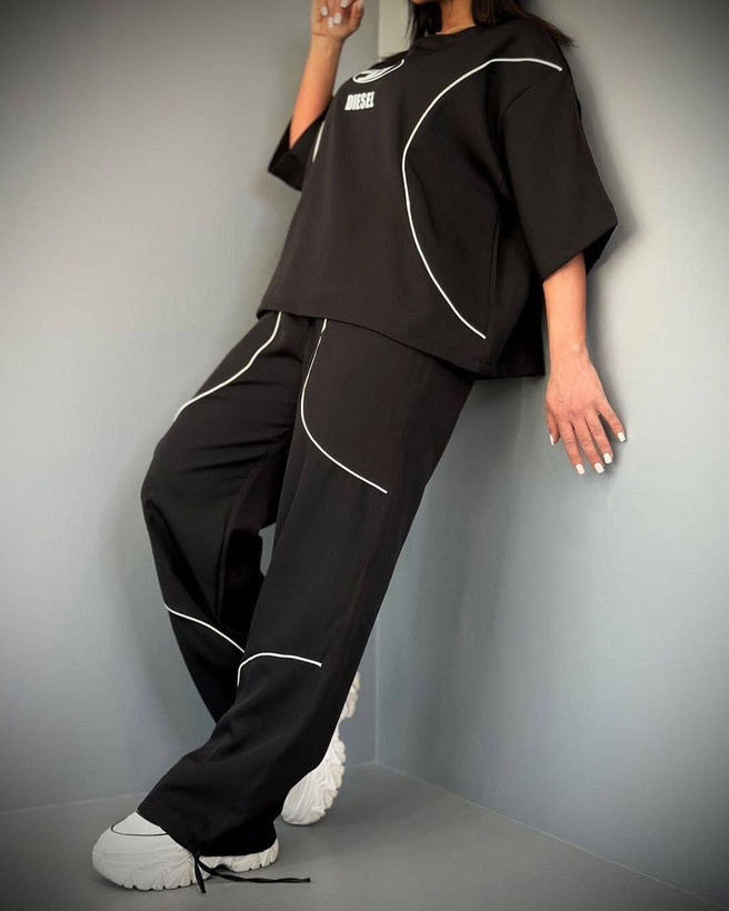 خرید ست بلوز شلوار دیزل کد 589