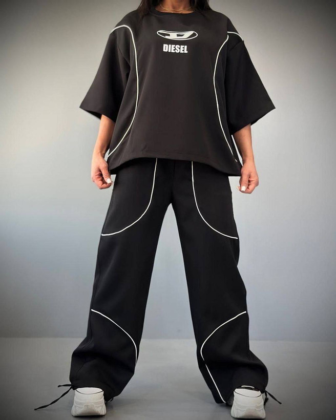 خرید و سفارش ست بلوز شلوار دیزل کد 589