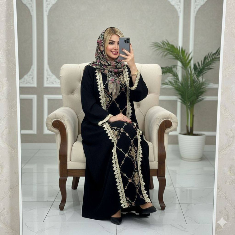 خرید اینترنتی عبا مجلسی پونه کد 75746