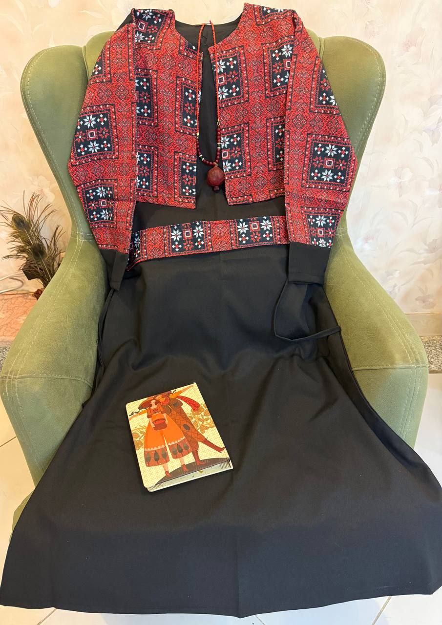 سفارش اینترنتی ست کت و سارافون یلدایی ساناز کد 47679