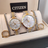 خرید مجموعه ست ساعت زنانه و مردانه سیتیزن کد 369615