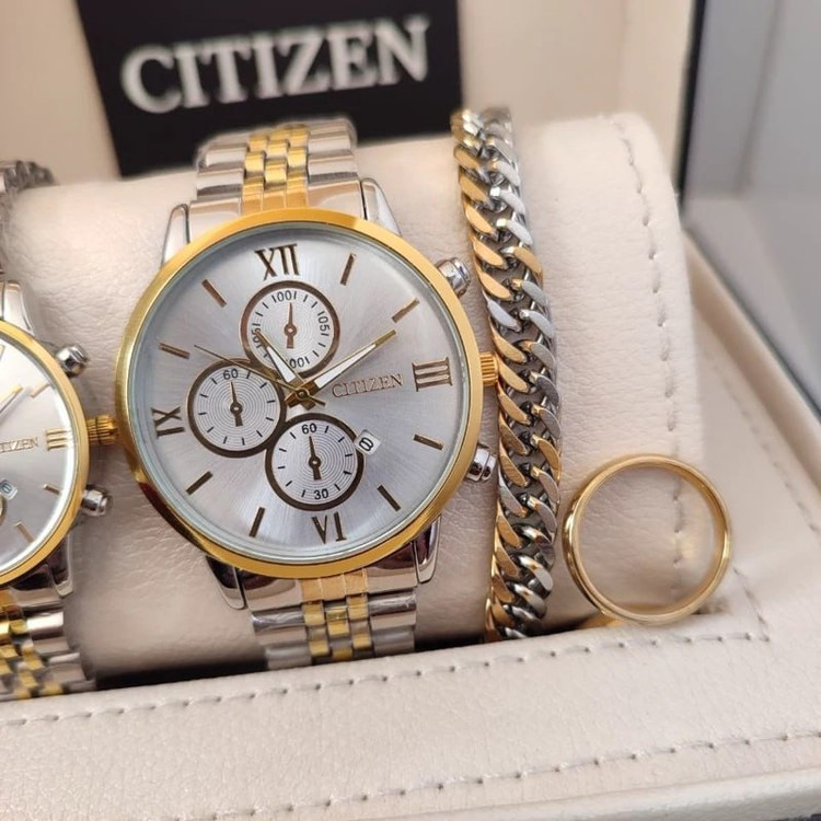 خرید اینترنتی مجموعه ست ساعت زنانه و مردانه سیتیزن کد 369615