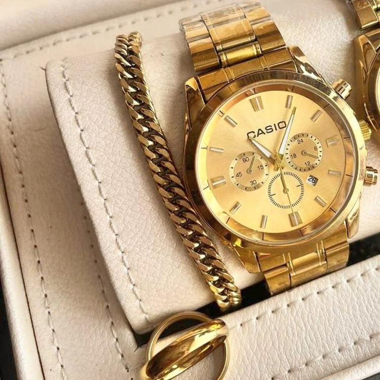 خرید اینترنتی مجموعه ست ساعت کاسیو کد 369616