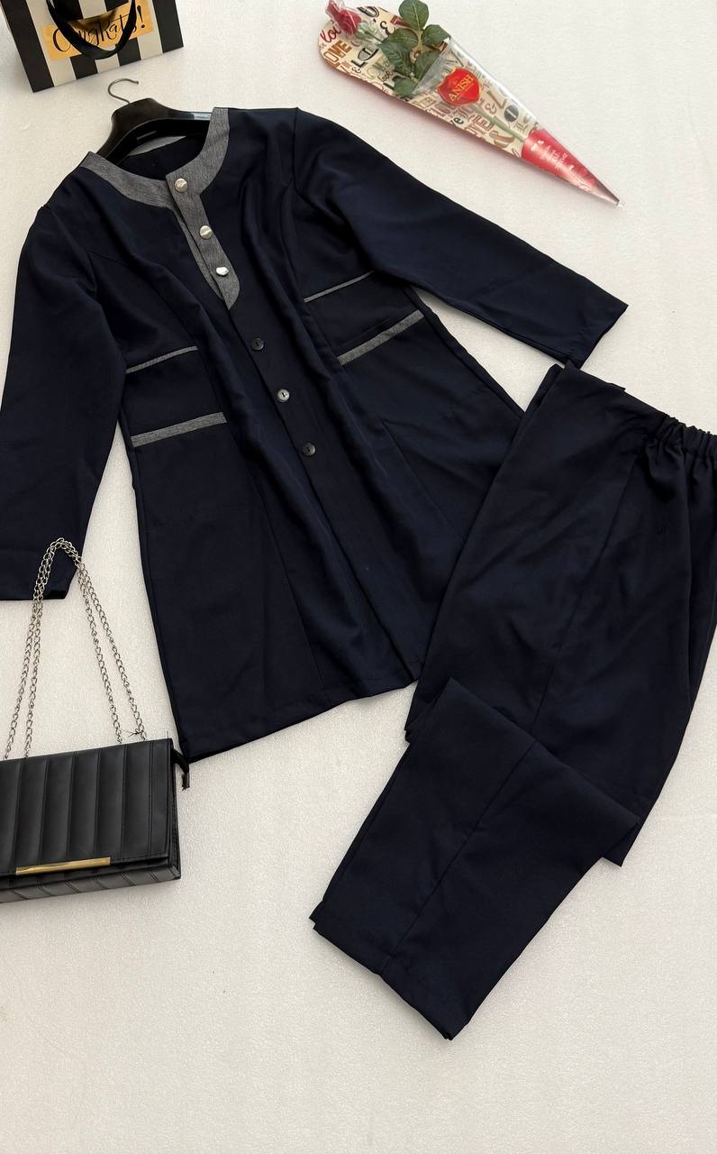 مشاهده قیمت ست مانتو و شلوار اداری مریلا کد 54417