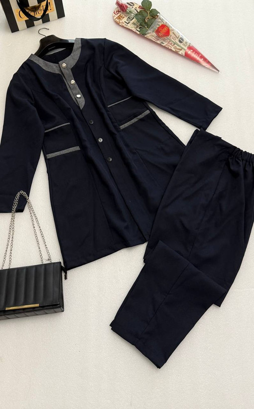 مشاهده قیمت ست مانتو و شلوار اداری مریلا کد 54417