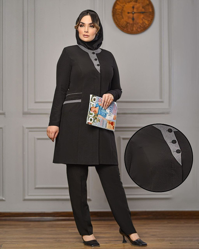 سفارش ست مانتو و شلوار اداری مریلا کد 54417
