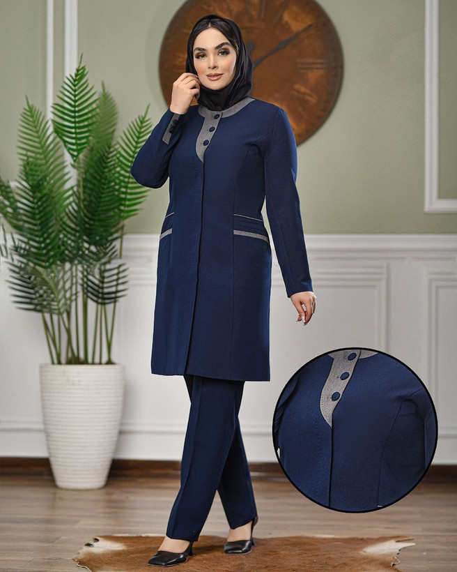 خرید ست مانتو و شلوار اداری مریلا کد 54417
