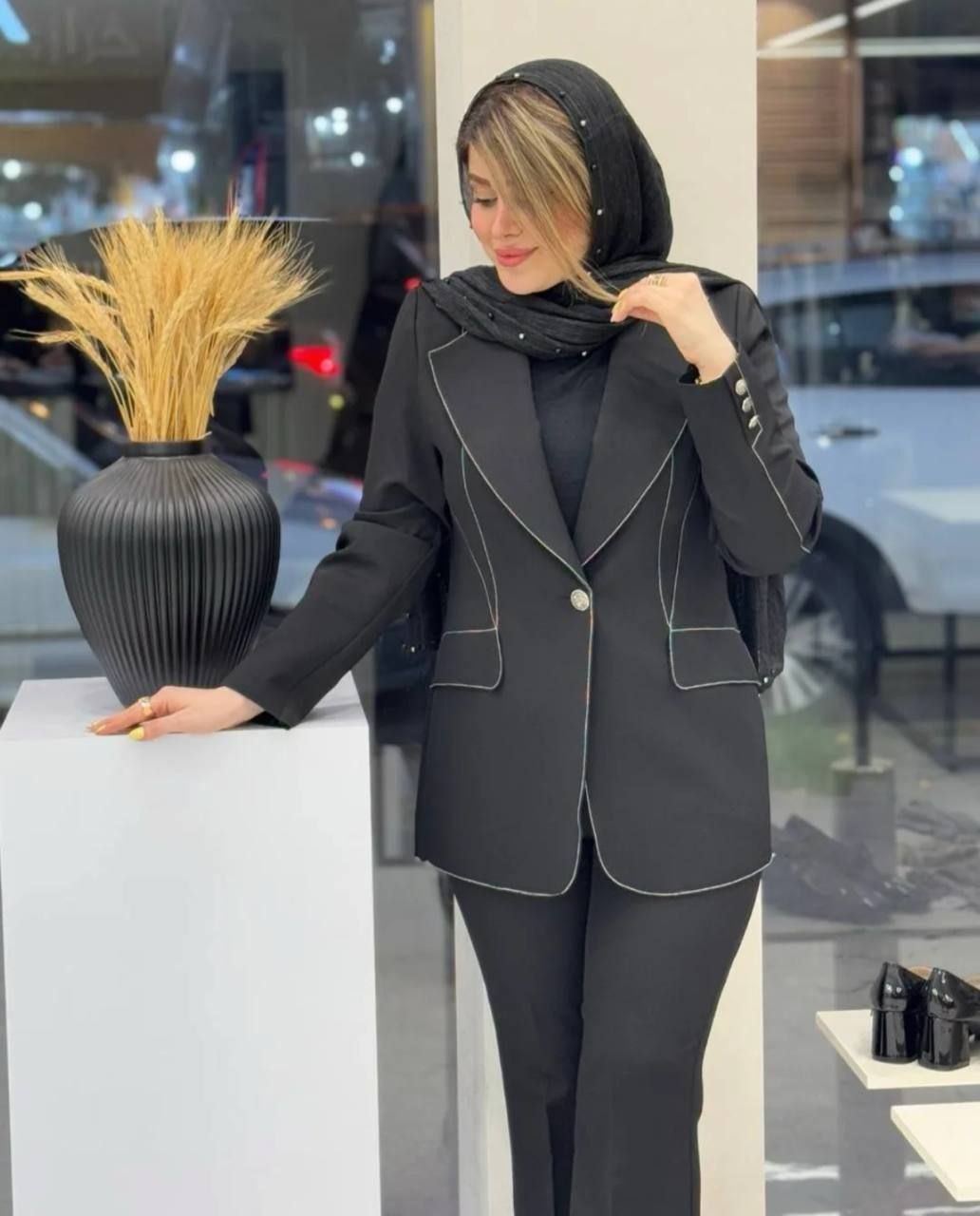 خرید اینترنتی کت شلوار مغزی دوزی کد 91558