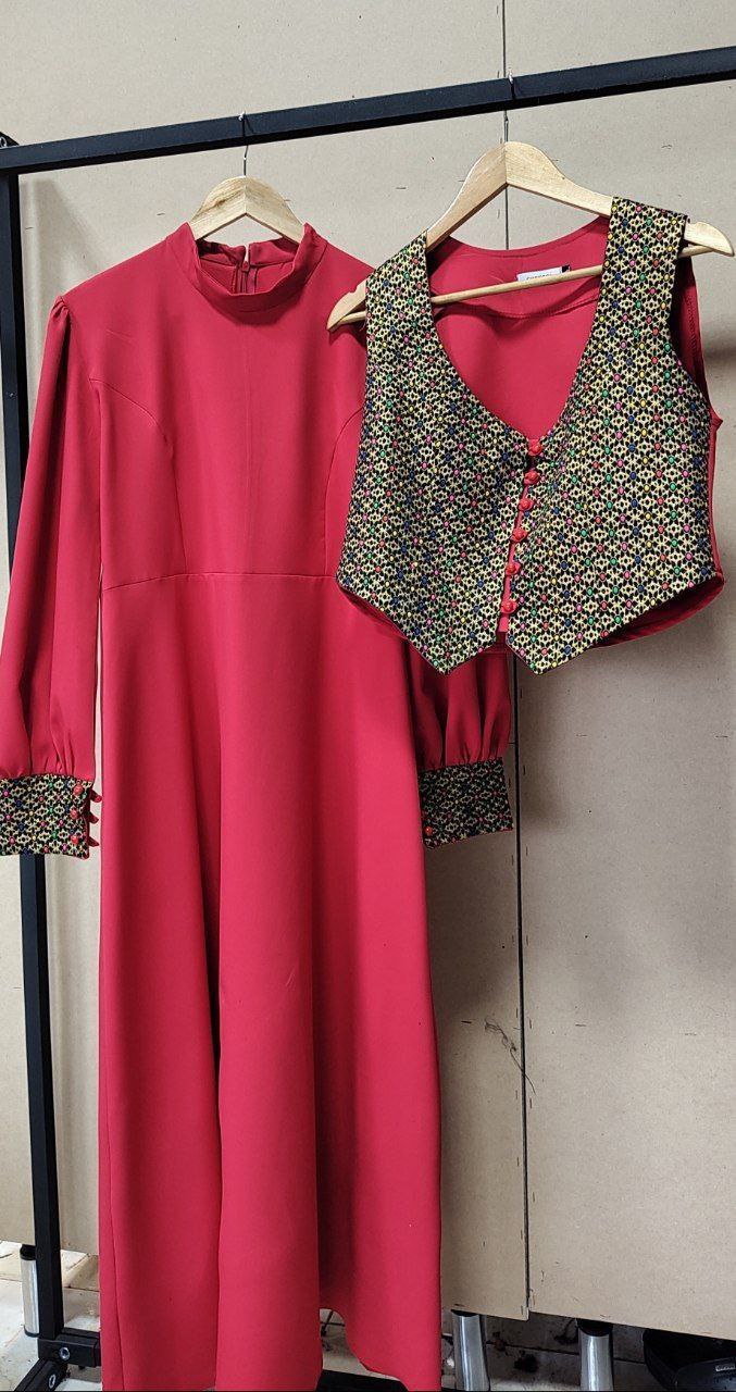 سفارش آنلاین پیراهن و جلیقه طرح دلربا کد 81985