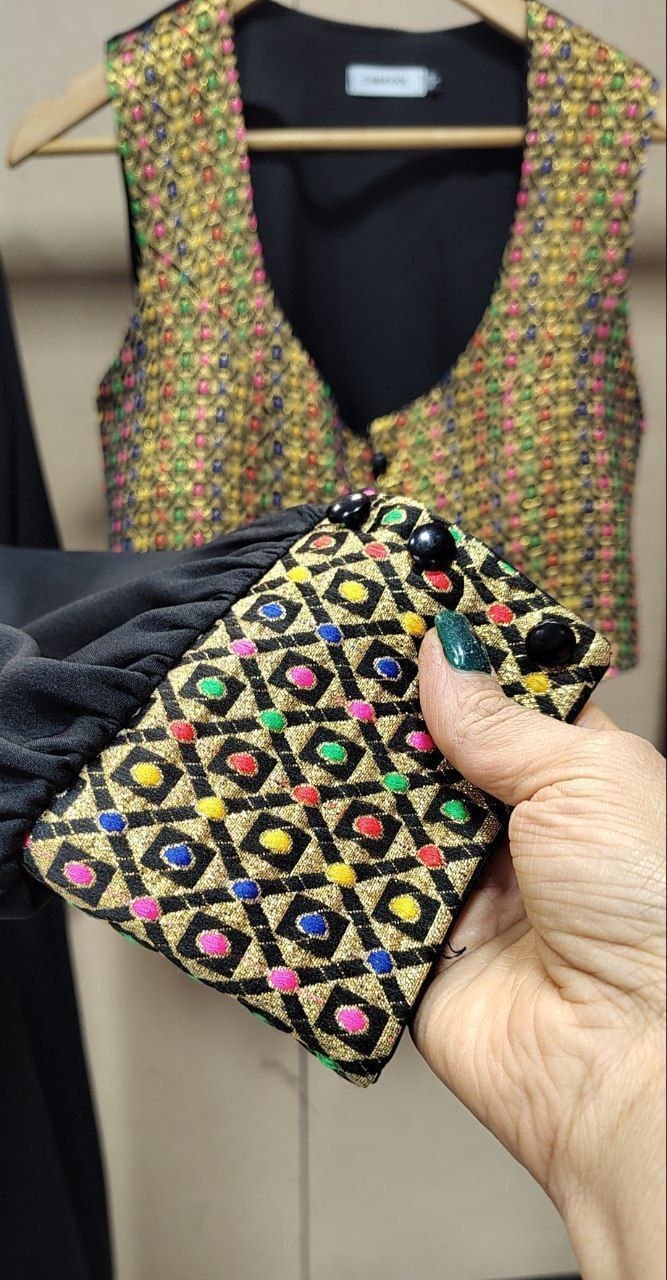 سفارش و خرید پیراهن و جلیقه طرح دلربا کد 81985