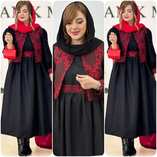 سفارش کت دامن یلدایی مدل اناردونه کد 100826