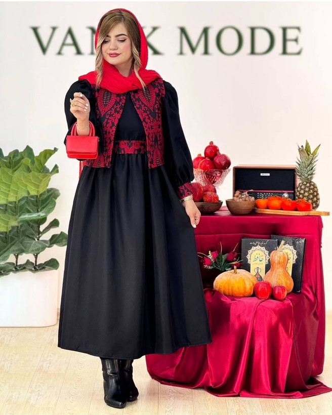 خرید کت دامن یلدایی مدل اناردونه کد 100826