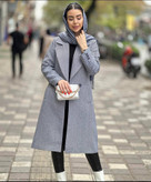 سفارش پالتو جناغی آستردار یقه انگلیسی کد 75773