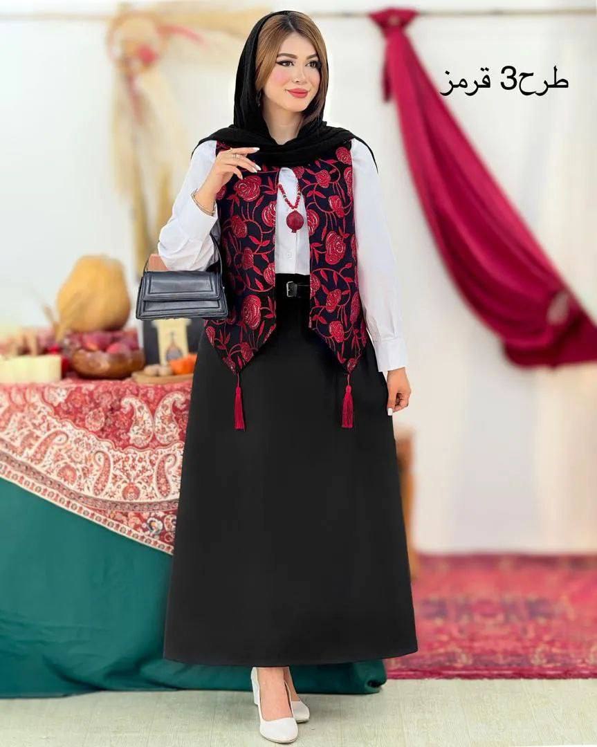 خرید سه تیکه زیبای یلدایی مهربانو کد 52147