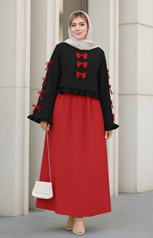 مشاهده قیمت کت دامن یلدایی کد 9087