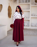 سفارش شومیز دامن قلب یلدا کد 616