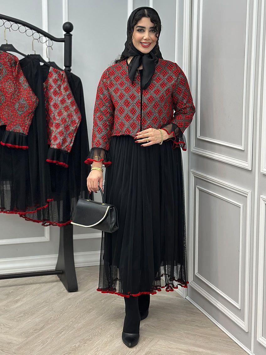 سفارش کت دامن یلدایی نگار کد 98379