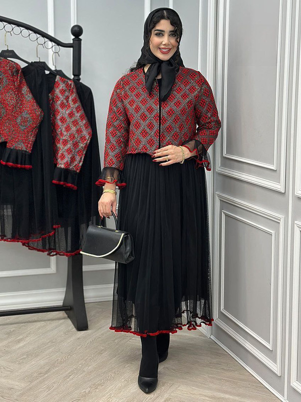 سفارش کت دامن یلدایی نگار کد 98379