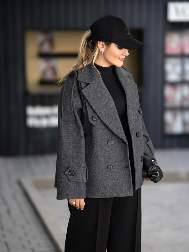 خرید اینترنتی پالتو کتی مستانه کد 97761