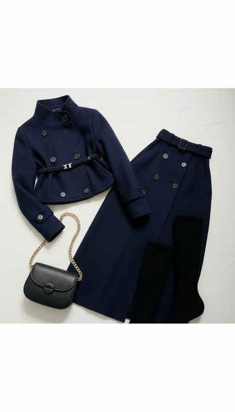 خرید ست کت دامن آیسان کد 37296