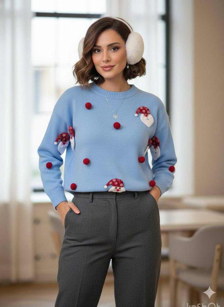 خرید آنلاین بافت بابانوئل کد 4808