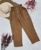 سفارش اینترنتی و آنلاین شلوار مام استایل دمپا پاکتی کبریتی کد 97635