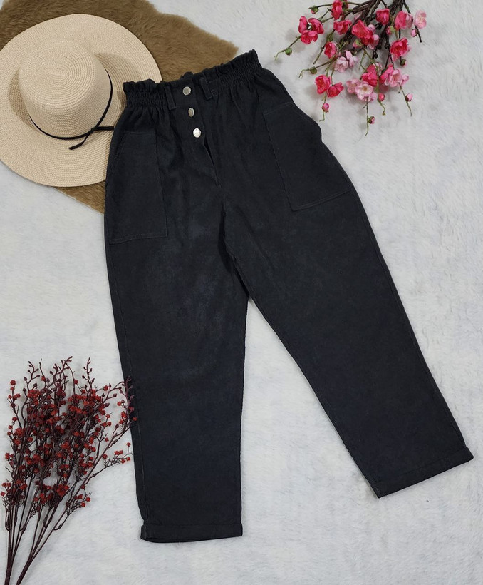 مشاهده قیمت شلوار مام استایل دمپا پاکتی کبریتی کد 97635