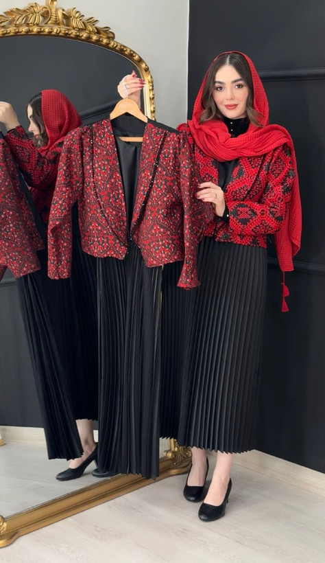 مشاهده قیمت کت و سارافون مرجان کد 1917