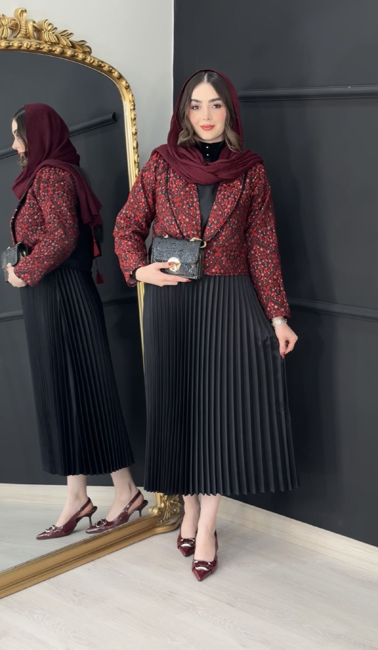 خرید اینترنتی کت و سارافون مرجان کد 1917