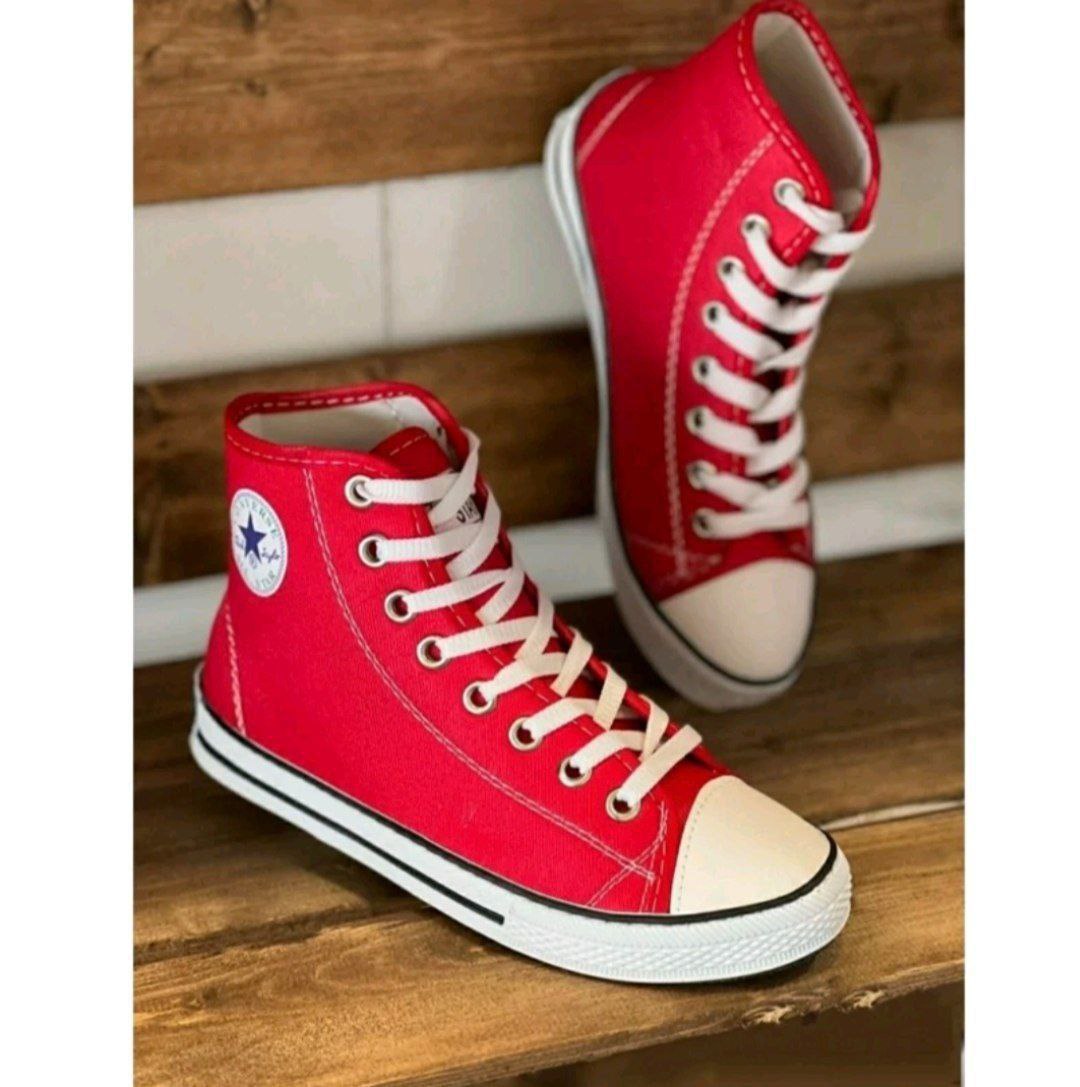 سفارش اینترنتی و آنلاین کفش ساقدار زنانه مدل کانورس کد 76347