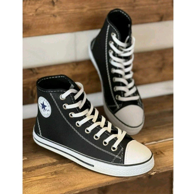 خرید کفش ساقدار زنانه مدل کانورس کد 76347