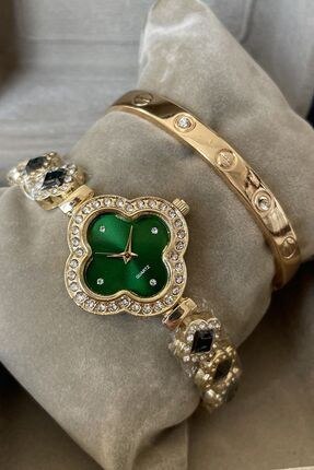 سفارش اینترنتی ست ساعت و دستبند زنانه کد 369622