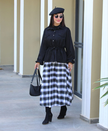 سفارش کت و دامن طرح پانیذ کد 99149