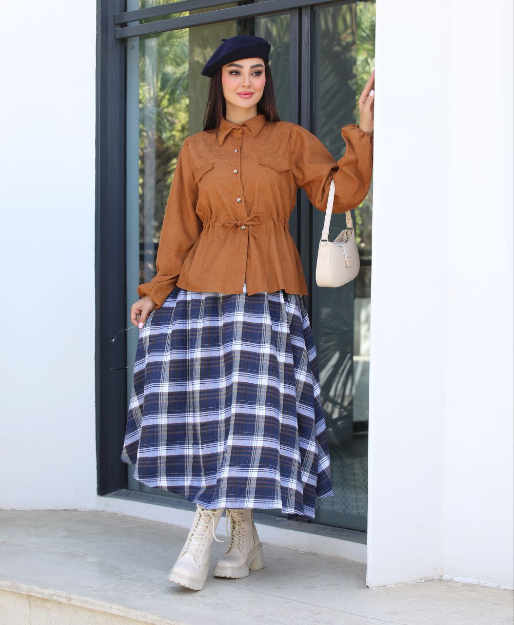 مشاهده قیمت کت و دامن طرح پانیذ کد 99149