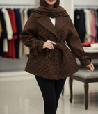 خرید آنلاین پالتو تک پیچازی مدل سنم کد 37318