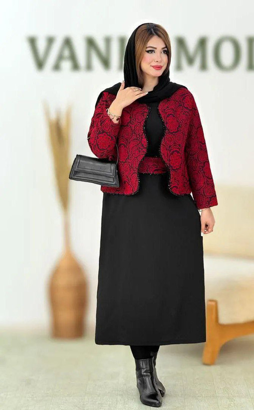 خرید کت سارافون یلدایی مدل غزال کد 98770