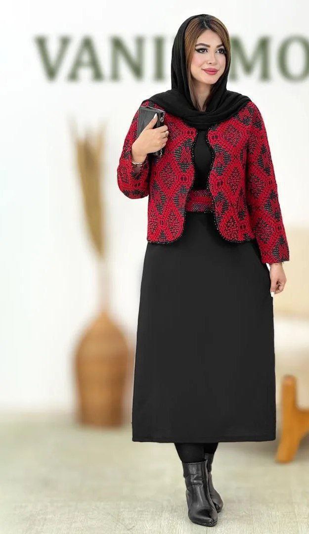 خرید اینترنتی کت سارافون یلدایی مدل غزال کد 98770