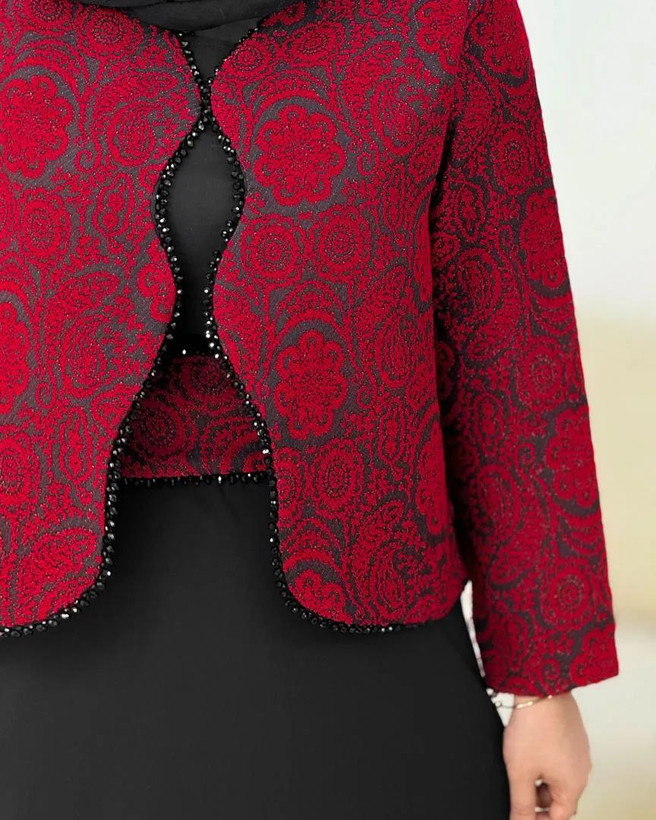 خرید آنلاین کت سارافون یلدایی مدل غزال کد 98770