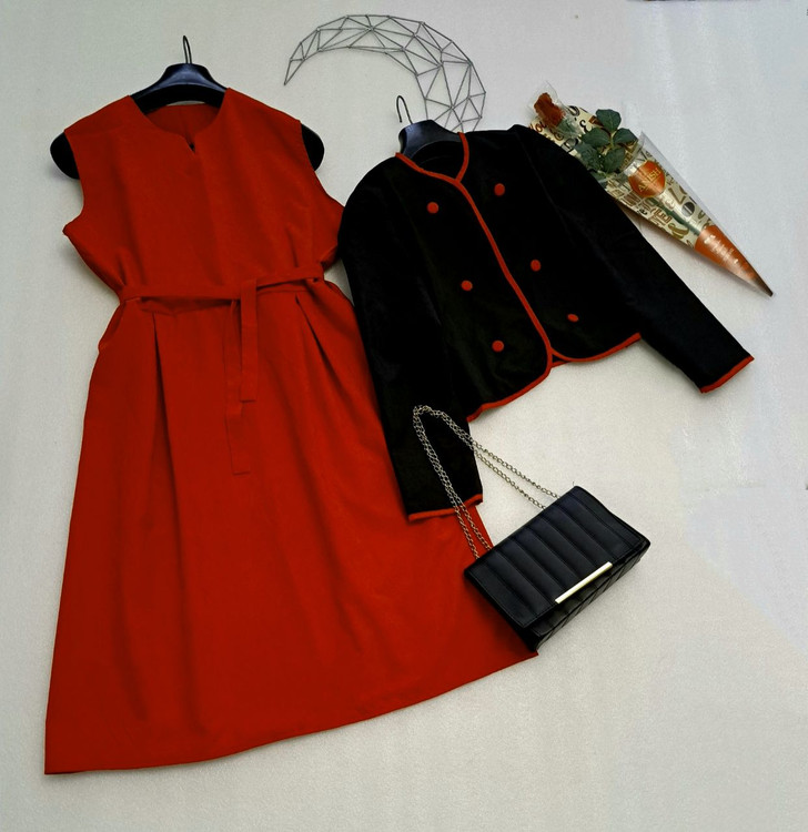 خرید و سفارش ست کت سارافون آندیا کد 23985